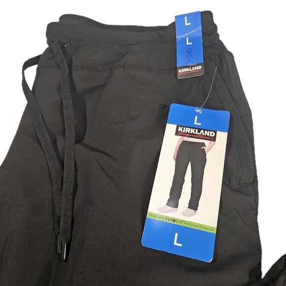 Kirkland Signature Ladies' Active 4 Way Stretch Pants / Color Black /Size L /New - Picture 5 of 6